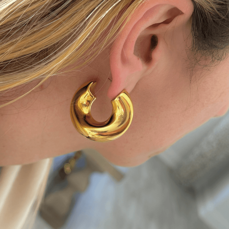 chunky hoop earrings, stainless steel hoop earrings, stainless steel earrings hoops, stainless steel hoop earring, chunky gold hoop earrings, chunky gold earrings, chunky hoop earrings, chunky earrings