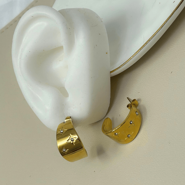 stainless steel hoop earrings, stainless steel earrings hoops, stainless steel hoop earring