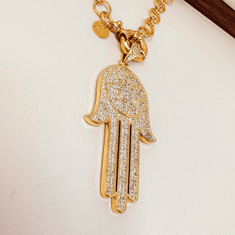 long necklace, Hand Of Fatima Charm, necklaces for women, cute necklaces, pretty necklaces, long necklaces for women, pearl necklaces for women, pretty necklaces, gold chain necklaces for women, women's rhinestone ,necklaces rhinestone, necklaces for women, women's rhinestone necklace